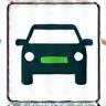Icon representing vehicle details input.